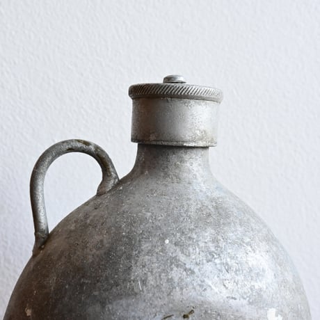 France Antique water aluminium bottle  / フランス アンティーク アルミの水筒