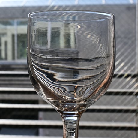 FRANCE Antique Wine Glass  / フランス アンティーク ビストロワイングラス  C