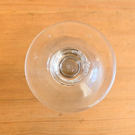 FRANCE Antique Wine Glass  / フランス アンティーク ビストロワイングラス  E