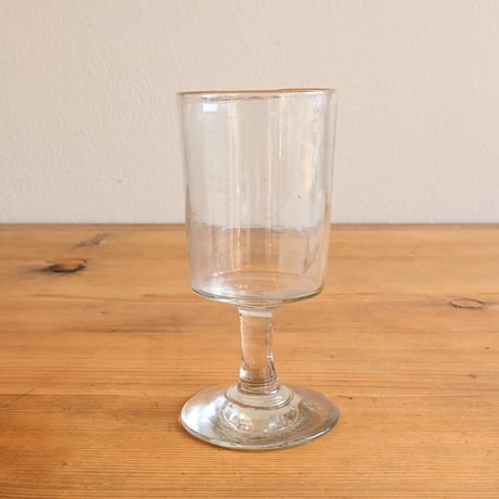 FRANCE Antique Wine Glass  / フランス アンティーク 筒型のビストロワイングラスB