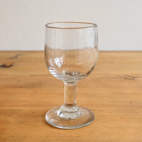 FRANCE Antique Wine Glass  / フランス アンティーク ビストロワイングラス  J