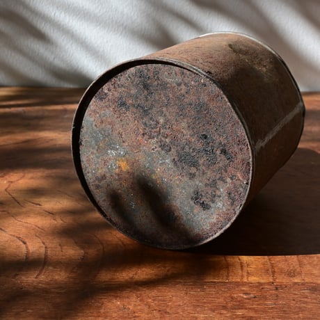 France Oil can object /  フランス ブリキのオイル缶のオブジェ