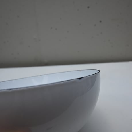 ARABIA FINEL Enamel Kaj Franck (White)  / アラビア・フィネル カイフランク 琺瑯ボウル（ホワイト）D