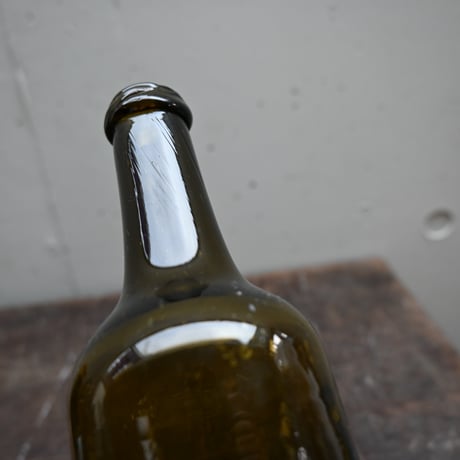 FRANCE Old Glass Mini Bottle  / フランス アンティーク 吹きガラスボトル