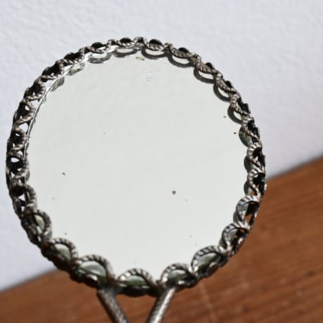 France Antique Hand mirror  / フランス アンティーク ハンドミラー 両面手鏡