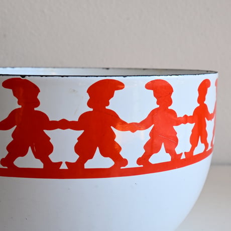 ARABIA FINEL Enamel BOWL by Kaj Franck / フィネル カイフランク  琺瑯ボウル（tonttuトントゥ）φ:16.2cm