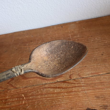 Sweden Wood Spoon / スウェーデンの木製スプーン 木匙 A-5