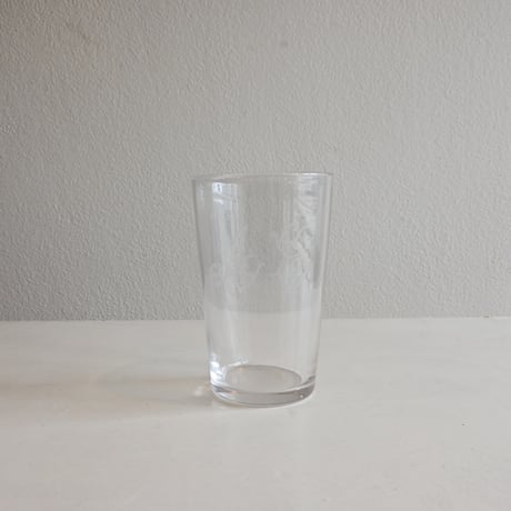 France Antique   Etching Glass / フランス アンティーク エッチングが施されたクリスタルグラス