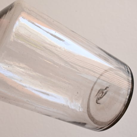 France Antique laboratory Glass bottle / フランス アンティーク 蓋付きラボラトリーボトル