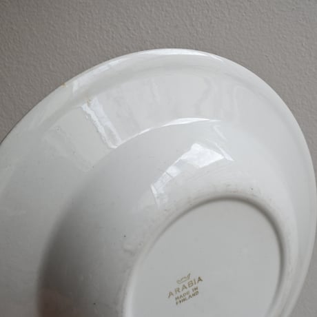 Finland ARABIA   / アラビア 青文字スーププレート φ:24cm B