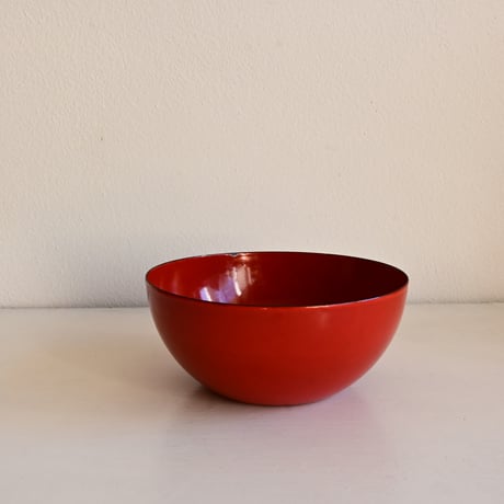 ARABIA FINEL Enamel BOWL   / アラビア・フィネル  琺瑯ボウル（レッド）φ:14cm A