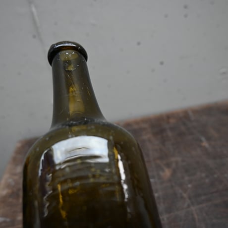 FRANCE Old Glass Mini Bottle  / フランス アンティーク 吹きガラスボトル