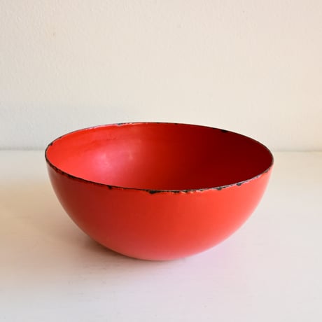 ARABIA FINEL Enamel BOWL   / アラビア・フィネル  琺瑯ボウル（レッド）φ:14cm  B