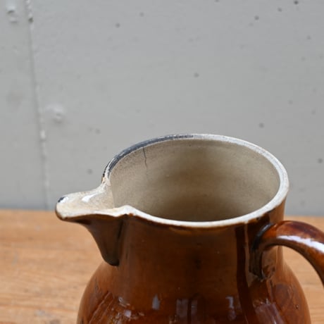 France Antique Cul Noir Pitcher / フランス アンティーク キュノワール ピッチャー C