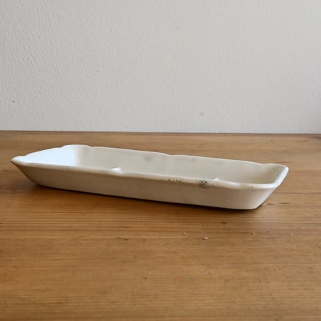 France Antique Creil et Montereau Soup Dish / フランス クレイユモントロー 長方形角皿