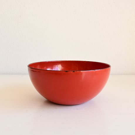 ARABIA FINEL Enamel BOWL   / アラビア・フィネル  琺瑯ボウル（レッド）φ:10cm