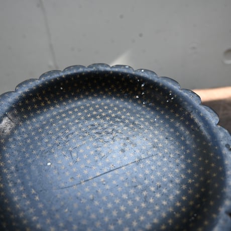 France Papier-Mache Smalltray Black / フランス パピエマシェの小さなトレイ 黒 A