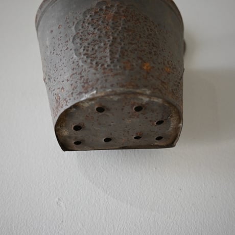 France  Tin Planter　/ フランス 古いブリキのプランター B