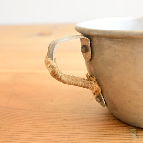 France Antique Military Aluminium Cup  / フランス アンティーク アルミのミリタリーカップ A-1