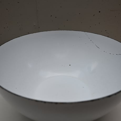 ARABIA FINEL Enamel Kaj Franck (White)  / アラビア・フィネル カイフランク 琺瑯ボウル（ホワイト）B