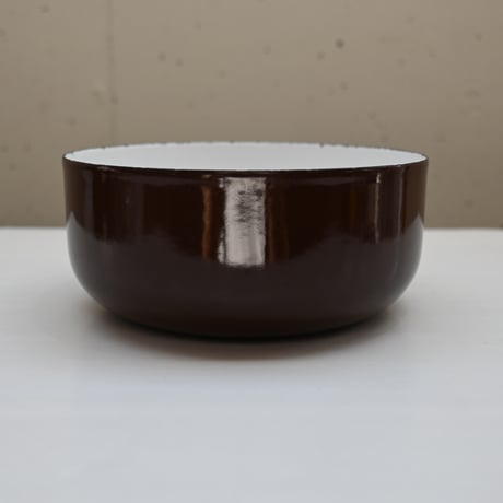 ARABIA FINEL Enamel BOWL (Brown)  / アラビア・フィネル  琺瑯ボウル（ブラウン）B