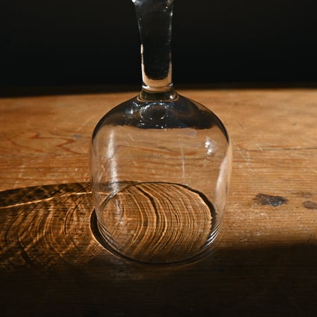 FRANCE Antique Wine Glass  / フランス アンティーク ビストロワイングラス A