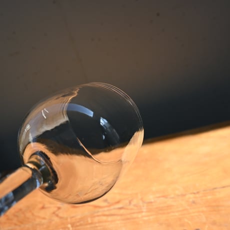 FRANCE Antique Wine Glass  / フランス アンティーク ビストロワイングラス A