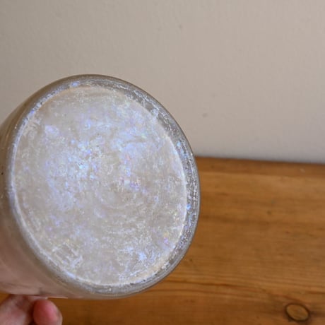 France Antique Bottle  / フランス アンティーク 銀化したファーマシーボトル