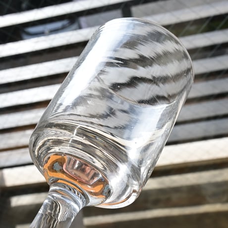 FRANCE Antique Wine Glass  / フランス アンティーク 筒型のビストロワイングラスA