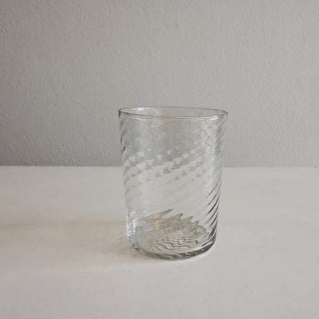 France Antique Twisted Glass / フランス アンティーク モールツイストグラス