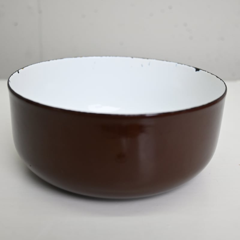 ARABIA FINEL Enamel BOWL (Brown) / アラビア・フィネル