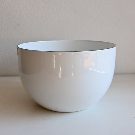 ARABIA FINEL Enamel BOWL by Kaj Franck / フィネル カイフランク  琺瑯ボウル（ホワイト）φ:16.2cm