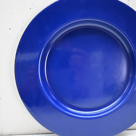ARABIA FINEL Enamel plate Kaj Franck (BLUE)  / アラビア・フィネル カイフランク 琺瑯プレート（青) C