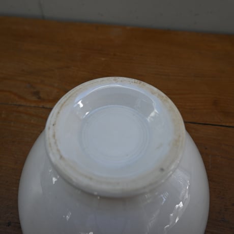 France Antique Cafe Bowl / フランス  カフェオレボウル 白無地 A