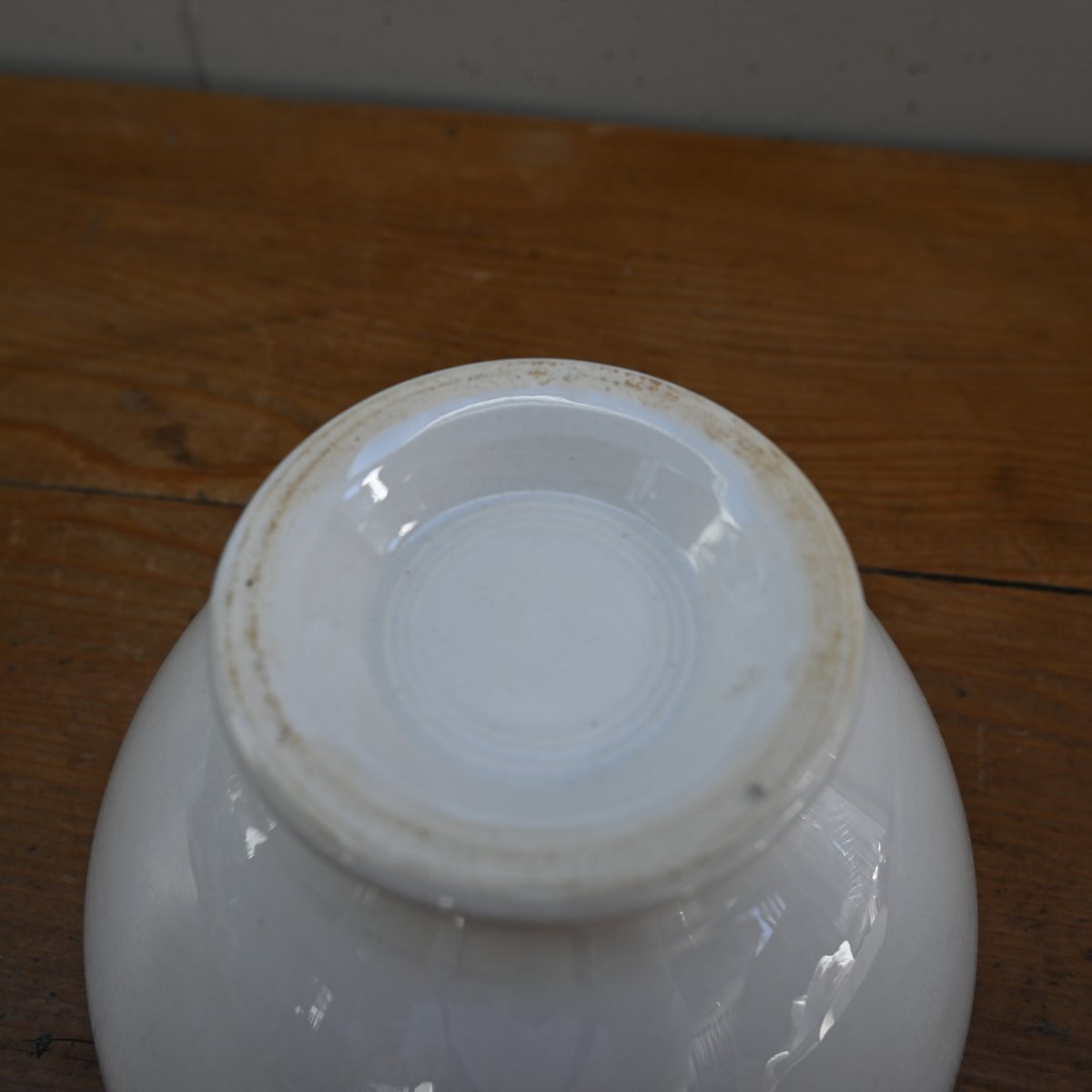 France Antique Cafe Bowl / フランス カフェオレボウル 白無地 A