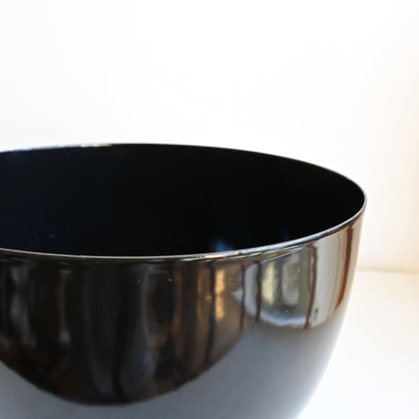 ARABIA FINEL Enamel BOWL by Kaj Franck / フィネル カイフランク  琺瑯ボウル（ブラック）φ:21cm