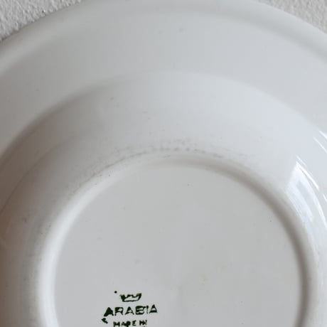 Finland ARABIA   / アラビア 青文字スーププレート φ:24cm A