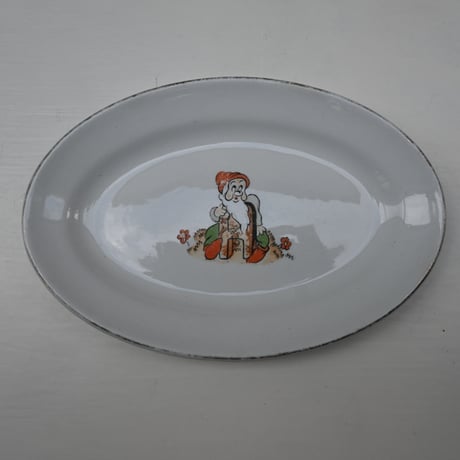 OLD ARABIA Walt Disney Children Plate / オールドアラビア 七人の小人 オーバルプレート