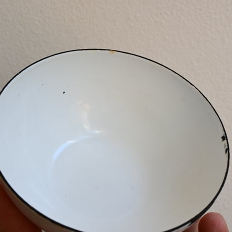 ARABIA FINEL Enamel BOWL / アラビア・フィネル  琺瑯ボウル（ホワイト）φ:10cm