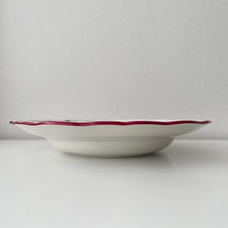 リュネヴィル Luneville ストラスブール 薔薇のブーケの深皿