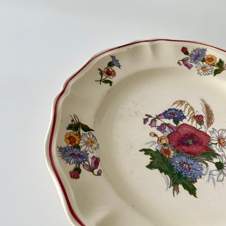 サルグミンヌ Sarreguemines AGRESTE dinner plate B 野花のプレート