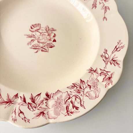 ロンシャン Longchamp soup plate Eglantines スーププレート深皿 F