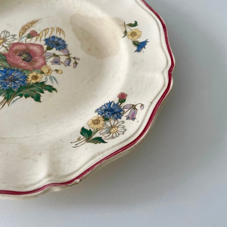 サルグミンヌ Sarreguemines AGRESTE dinner plate E 野花のプレート