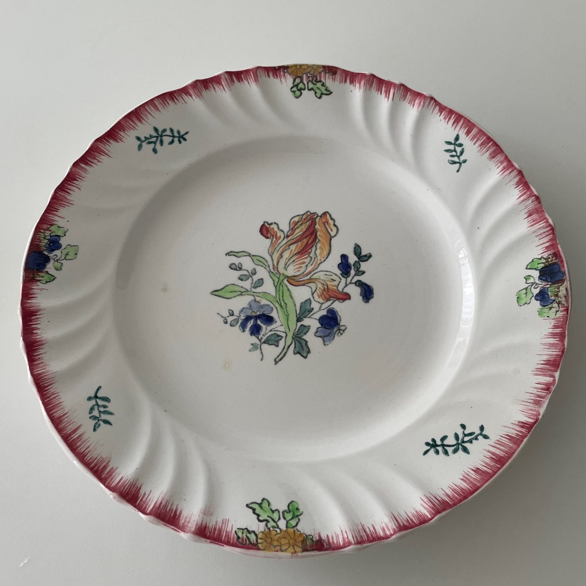 ロンウィーLongwy ヴィンテージ 小皿 ロンウィー LONGWY Marseille マルセイユ 大皿 | Gui antique