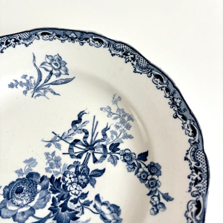 サルグミンヌ U&C Sarreguemines FONTANGES dinner plate D