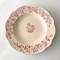 ロンシャン Longchamp soup plate Eglantines スーププレート深皿 E