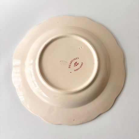 ロンシャン Longchamp soup plate Eglantines スーププレート深皿 F