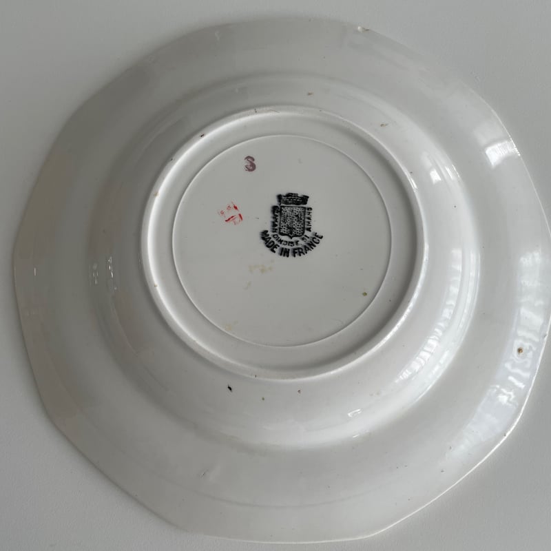 サンタマン St-Amand Céranord 小花のプレート | Gui antique