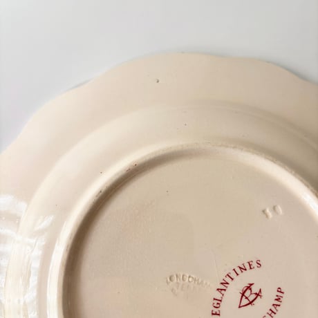 ロンシャン Longchamp soup plate Eglantines スーププレート深皿 F