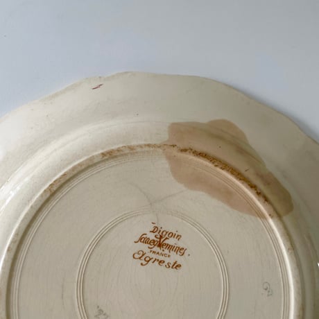 サルグミンヌ Sarreguemines AGRESTE dinner plate E 野花のプレート